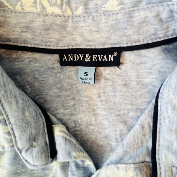 Andy and Evan Boys Short Sleeve Polo Shirt Size 5 - Picture 3 of 3